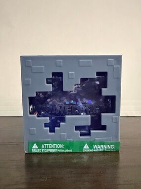 NIB- Minecraft Jelly Squishy Cube- Purple